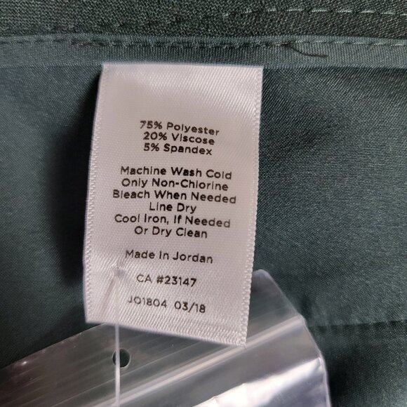 Talbots Womens Slacks Plus Size 16W, High Waist, Green, NWT ✨️ - Picture 14 of 15